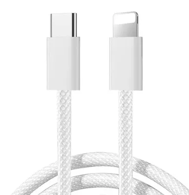Produktbild von Joyroom USB-C-auf-Lightning-Kabel, Schnellladefunktion 60 W, 1 m - Weiß