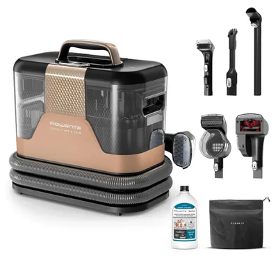 Produktbild von Rowenta IN7021, 1150 W, Trommel-Vakuum, Trocken&Nass, Beutellos, Zyklonal, Bronze, Schwarz