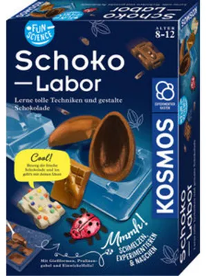 Immagine prodotto di KOSMOS Fun Science Schoko-Labor, Schokolade Selber machen, DIY, Schokoladen Labor, Experimente, 654283