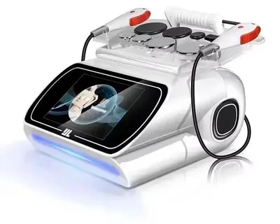Immagine prodotto di Apparecchio per il rassodamento cutaneo a radiofrequenza (RF) - Portatile - 448 Hz - Rimozione delle rughe e ringiovanimento cutaneo - Viso/Corpo/Collo - Spina UE da 220 V, CE - Per uso domestico e professionale