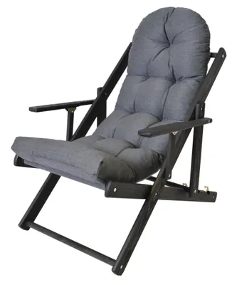 Produktbild von Drewniany leżak Borneo, antracyt ROJAPLAST 145/6