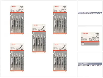 Obrázek produktu pro Bosch 2608633625 1x25 Bosch Stichsägeblätter T 144 D
