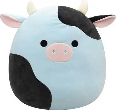 Productafbeelding van Squishmallows, 50 cm, P20, Cillian (koe), (206652), Teddybeer, Blauw, One Size