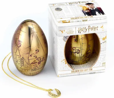 Image de Collier Œuf d'or Harry Potter avec chaîne réglable