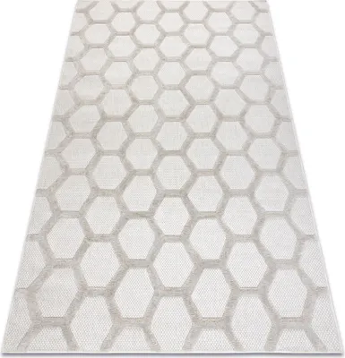 Produktbild von Teppich SANTO SISAL 58391 Bienenwabe beige beige 140x190 cm