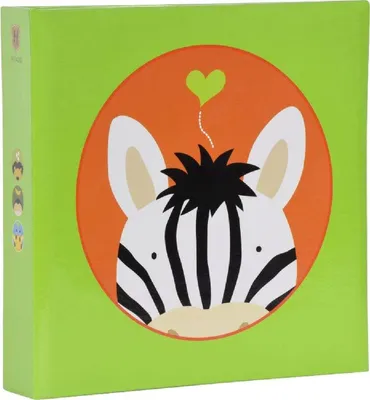 Obrázek produktu pro Henzo zasouvací album Jungle Zebra 200 fotografií 10x15 cm s popisovacími poli