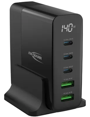 Zdjęcie produktu dla Ansmann DC5140PD, Wewnętrzna, USB, Czarny