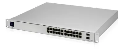Obrázok produktu pre Ubiquiti UniFi USW-PRO-24 Sieťový prepínač spravovaný L2/L3 Gigabit Ethernet (10/100/1000) Silver
