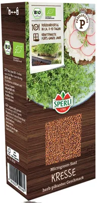 Produktbild von Microgreen-Saat Kresse 200g Sperli Grünsprossen
