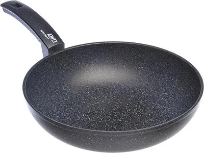 Produktbild von Famanu Wokpfanne 28 cm schwarz Aluminium - Etnea Wokpfanne
