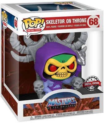Produktbild von Masters of the Universe Funko POP! Cartoon PVC-Sammelfigur - Skeletor on Throne (Deluxe) (68)