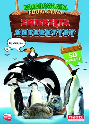 Immagine prodotto di Zwierzęta Antarktydy z naklejkami. Kolorowanka edu - Hubert Włodarczyk