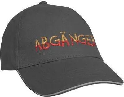 Produktbild von Baseballcap mit Einstickung Abgänger 68041 versch. Farben Color - grau