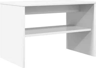 Image de Meuble TV Blanc 60 x 35 x 40 cm Bois d'ingénierie