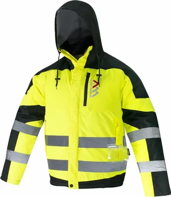 Produktbild von Art.Mas Arbeitsjacke Flasch-Medium Winterjacke Warnschutz Warme Jacke Gr. XL