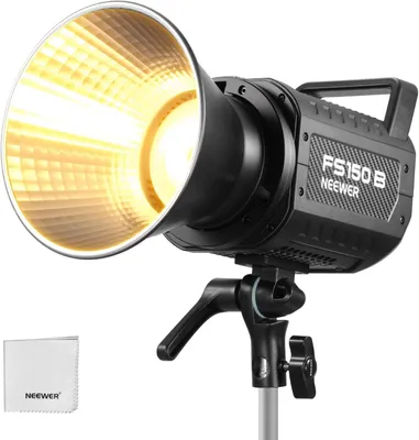 Zdjęcie produktu dla Lampa wideo LED - lampa studyjna - lampa fotograficzna - lampa LED COB - stałe oświetlenie - dwukolorowa, 130W