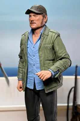 Produktbild von Der weiße Hai Actionfigur Ultimate Sam Quint 50th Anniversary Figure 18 cm