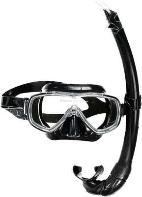 Produktbild von Cressi Onda Schnorchelset Schnorcheln Set mit Taucherbrille / Trocken Schnorchel