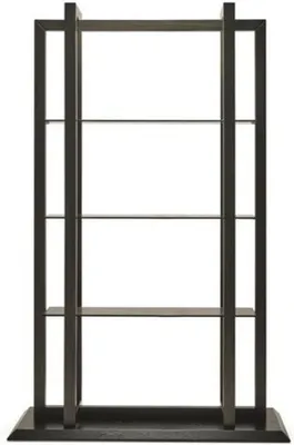 Produktbild von Braunes Holzregal im eleganten Design