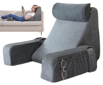 Imagen del producto de Almohada de lectura ergonómica con reposacabezas desmontable