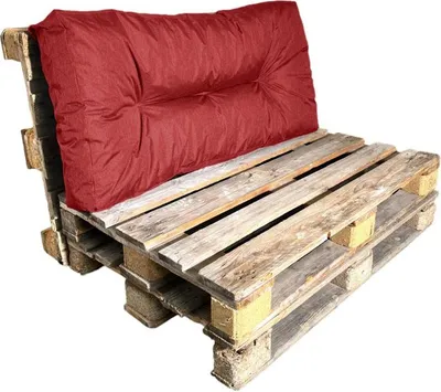 Immagine prodotto di Cuscino per pallet in poliestere BANANAIR 120x60 cm rosso