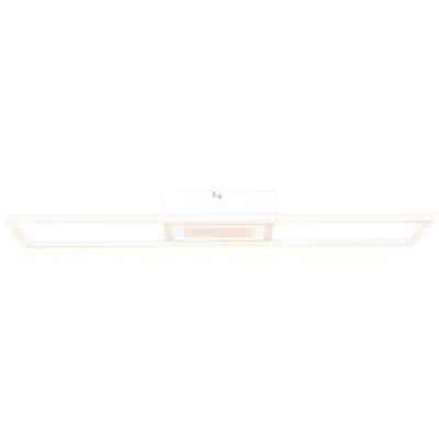Produktbild von BRILLIANT moderne weiße LED Deckenleuchte Besson| 3-Stufen-Dimmer über den Wandschalter | Memory-Funktion | Metall/Kunststoff | 32 Watt 3300 Lumen 3000 Kelvin | 75x22cm