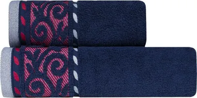 Image de Zaratex éponge Victoria 70x140 bleu foncé 500g/m2