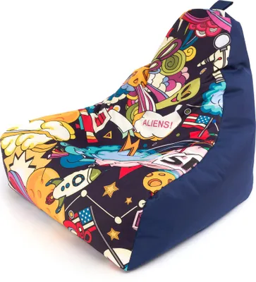 Produktbild von Ecopuf - Sitzsack Bean Bag mit Füllung für Inn-& Außen mit Griff, Keiko Dg55-nc8
