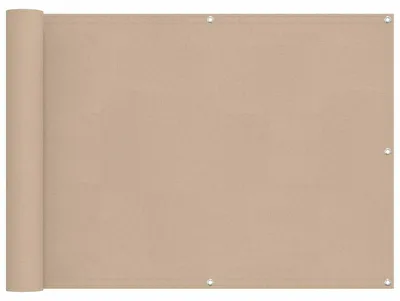 Obrázok produktu pre vidaXL Ochrana súkromia na balkón Béžová 75 x 200 cm