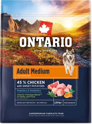 Obrázek produktu pro Ontario Adult Medium Chicken