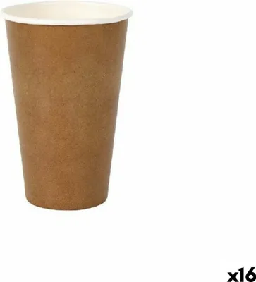 Obrázek produktu pro Sada jednorázových kelímků algon jednorázový papír kraft 15 kusů 450 ml (16 kusů)