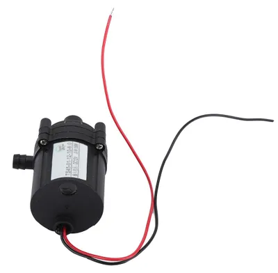 Image de Pompe à circulation à courant continu 12 V à débit réglable, à moteur sans balais, avec câble
