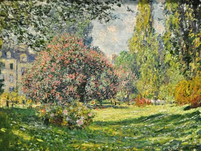 Produktbild von Claude Monet Kunstdruck Bild - Der Monceau-Park, 1876 (60 x 80 cm)