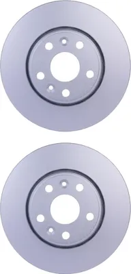 Produktbild von 2 Bremsscheiben außenbelüftet Ø 61 mm 26 mm HELLA für u.a. RENAULT KANGOO