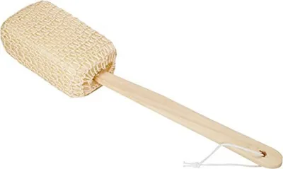 Produktbild von Bade- und Massageschwamm mit Holzgriff