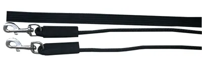 Produktbild von AMKA Doppellonge 16 Meter mit Nylonkordel schwarz 2 Karabiner und Wirbel Longieren
