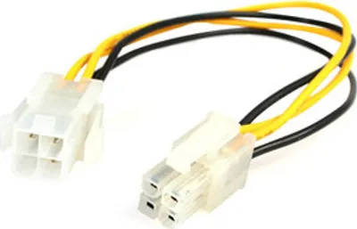 Produktbild von StarTech.com 20 cm ATX12V 4 Pin. P4 CPU-Verlängerungskabel - St/Bu