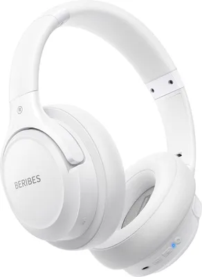 Produktbild von Over Ear, 65 Std Kopfhörer Kabellos Bluetooth mit 6 EQ-Modi,HiFi Stereo, Eingebautes Mikrofon,Faltbares Wireless Headphones für Handys/iPad/Laptops/PC