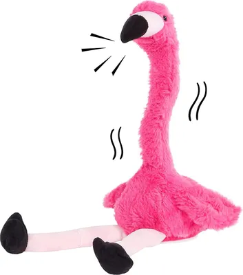 Immagine prodotto di Fenicottero peluche giocattolo danzante, elettrico, peluche e giocattoli animali, Git per bambini