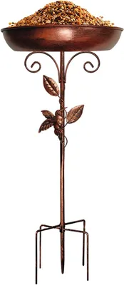 Produktbild von Vogelbäder für den Außenbereich Rostfreie Vintage Metall Vogeltränken | Vogelbad für den Garten für Wasserstelle,, Garten, Rasen, Dekoration, Gartenteich, Terrasse, Hof, Balkon und Deck