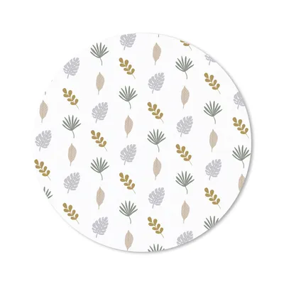 Produktbild von MuchoWow® Mauspad Mousepad Natur - Muster - Blätter 50x50 cm - Mousepads - Maus Mat - Pad - Mausunterlage - Vinyl