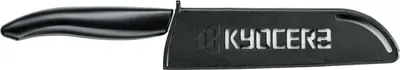 Produktbild von KYOCERA Klingenschutz für Keramikmesser, für Klingen von 11,5 - 13 cm, Messerschutz ohne Messer, Kunststoff, Schwarz, Messer Schutzhülle für Küchen Messer, Messerscheide ohne Messer