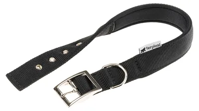 Imagen del producto de COLLAR PARA PERROS FERPLAST DAYTONA, de nylon, con acolchado suave, disponible en varios colores