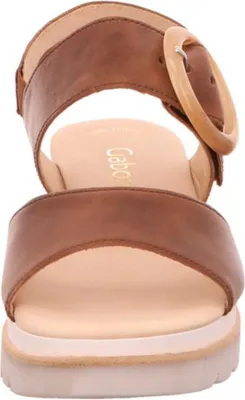 Produktbild von Gabor Shoes Keilsandale Braun Glattleder Größe: 42.5 Normal