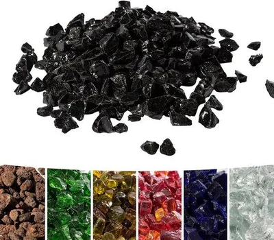 Produktbild von Famanu Lavasteine 4 kg für Gasfeuerstellen und Gasöfen - Schwarz