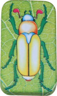 Produktbild von Knackinsekt Oliver, Clicker, Knackkäfer aus Blech, 4,5 x 2,5 cm