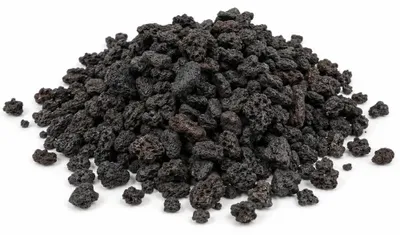 Produktbild von AquaOne Volcano Mineral Black 5-8 m 10kg Lavagranulat für Aquarium Vulkangestein