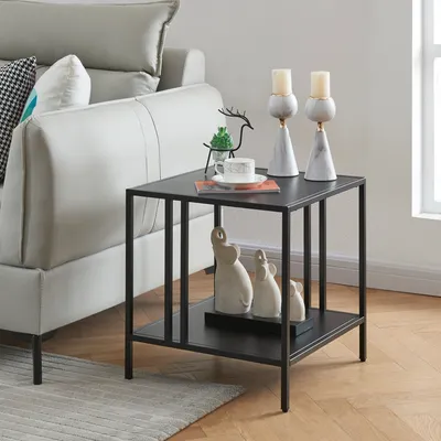 Produktbild von Beistelltisch 'Kumlinge' 45x45x47cm Schwarz
