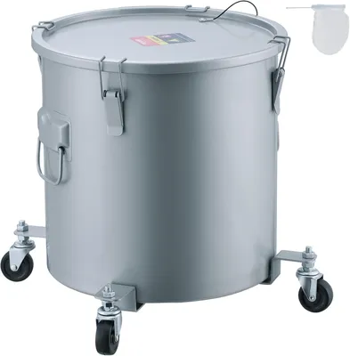 Produktbild von Ölentsorgungsbehälter für Fritteusen, 30 L mit Rollensockel aus Kohlenstoffstahl