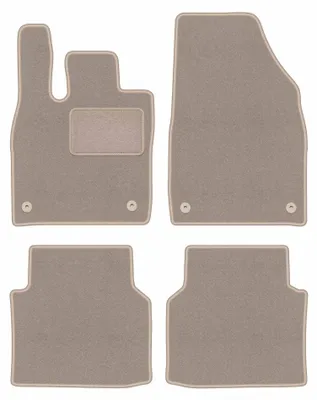 Immagine prodotto di Tappetini in moquette per Volkswagen ID.4 2020- (crossover) – set 4 pezzi, beige, su misura – Wielganizator LUX